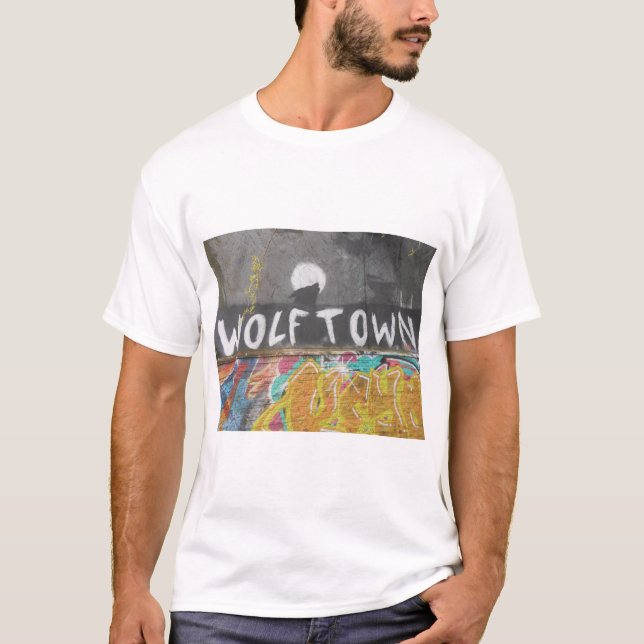 T-shirt Art de rue de Wolverhampton (Devant)
