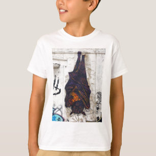 T-shirt Art de rue peinture murale renard volant imaginair