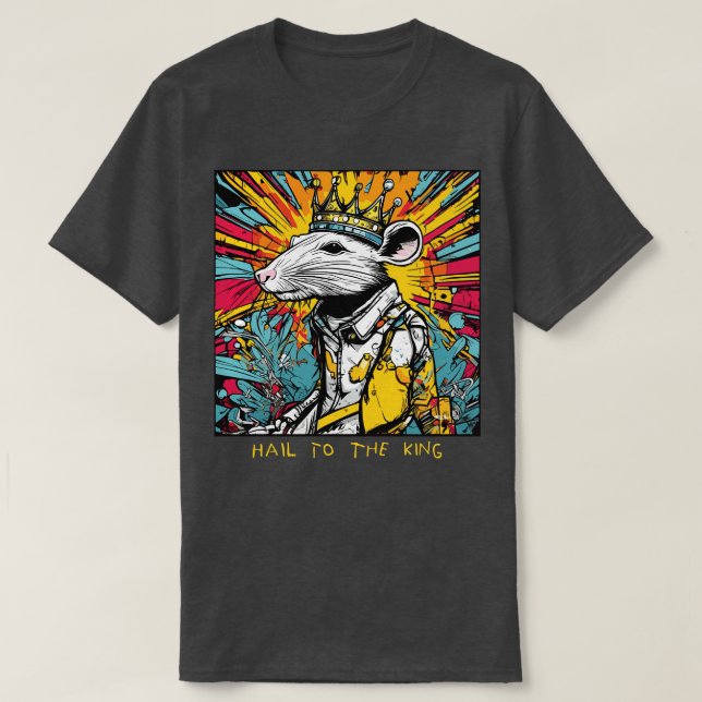T-shirt Art de rue Rat King (Design devant)
