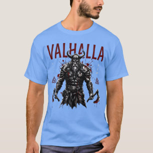 T-shirt Art de rue Valhalla Viking Warrior – Mythe Nordiqu