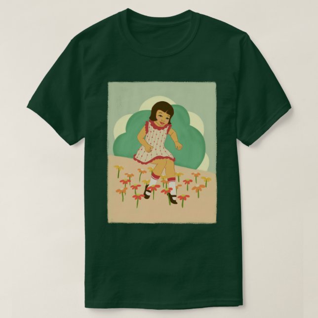 T-shirt Art de style rétro des années 1950 (Design devant)