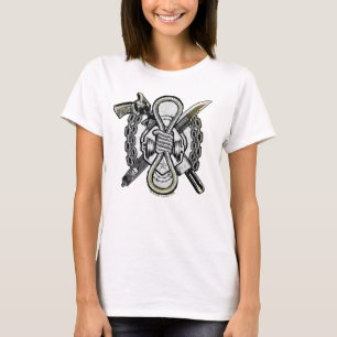 T-shirt Art de tatouage d'armes de noeud coulant du