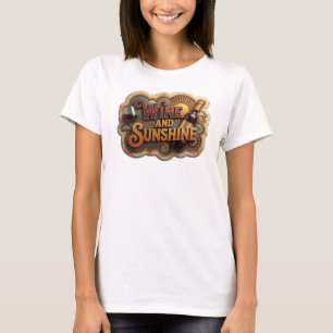T-shirt Art de texte 3D Orange Tendance VIN ET SOLEIL