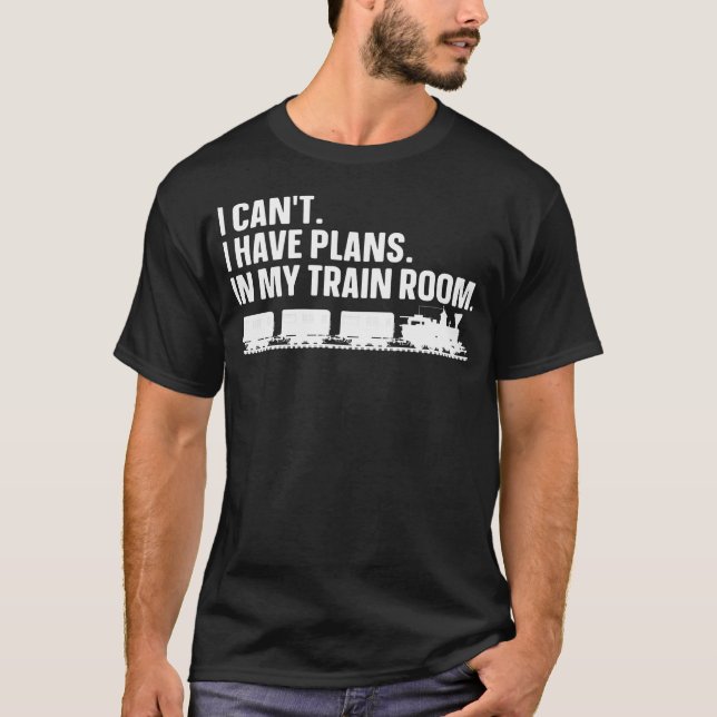 T-shirt Art de train pour garçon collectionneur de train a (Devant)