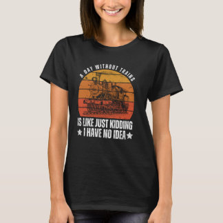 T-shirt Art De Train Rétro Pour Hommes Femmes Chemin De Fe