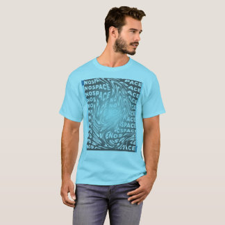 T-shirt Art de typographie sans espace