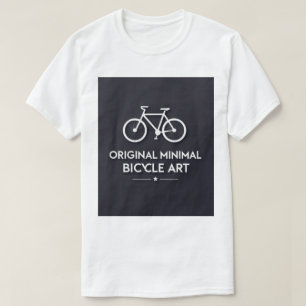 T-shirt Art de vélo minimaliste