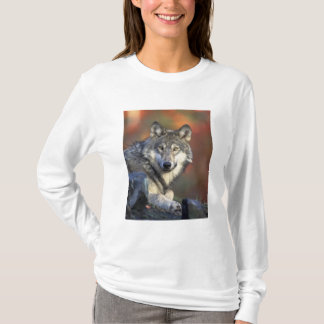 T-shirt Art de Wolf Lovers