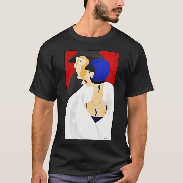 T-shirt Art déco Fisher/Robinson (Devant)