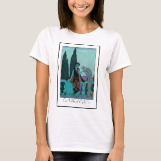 T-shirt Art Déco vintage La Villa d'Este par George Barbie
