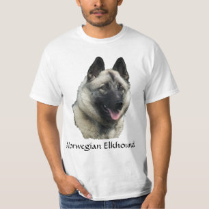 T-shirt Art d'Elkhound de Norvégien