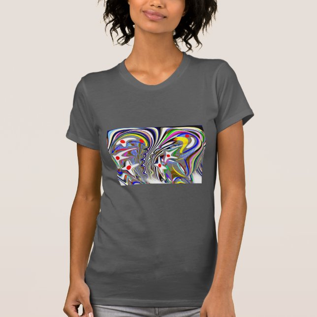 T-shirt Art des formes amusantes (Devant)