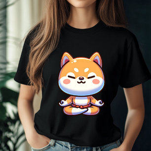 T-shirt Art Dessin Zen Shiba Inu