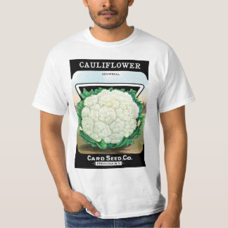 T-shirt Art d'étiquette de paquet de graines vintage, légu