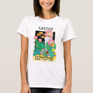 T-shirt Art d'étiquette de paquet de graines vintage Plant