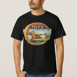 T-shirt Art d'étiquette de produit vintage, Tote Sportsman
