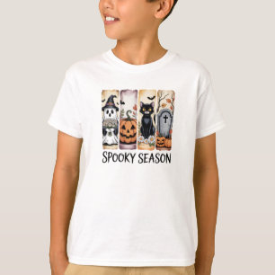 T-shirt Art d'Halloween de la Saison Effrayante