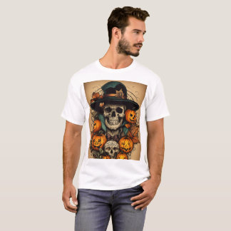 T-shirt Art d'Halloween de style tatouage : designs Éffray