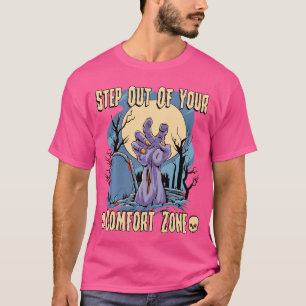 T-shirt Art d'Halloween Horreur Main de Zombie Humour Drôl