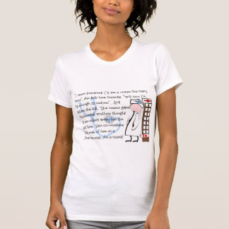 T-shirt Art d'histoire "d'infirmière retraitée"--Articles