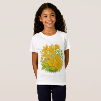 T-Shirt art d'impression de design floral 