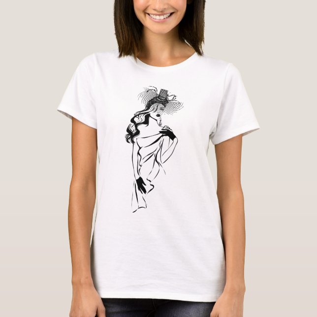 T-Shirt Art Ditiel Moderne (Devant)