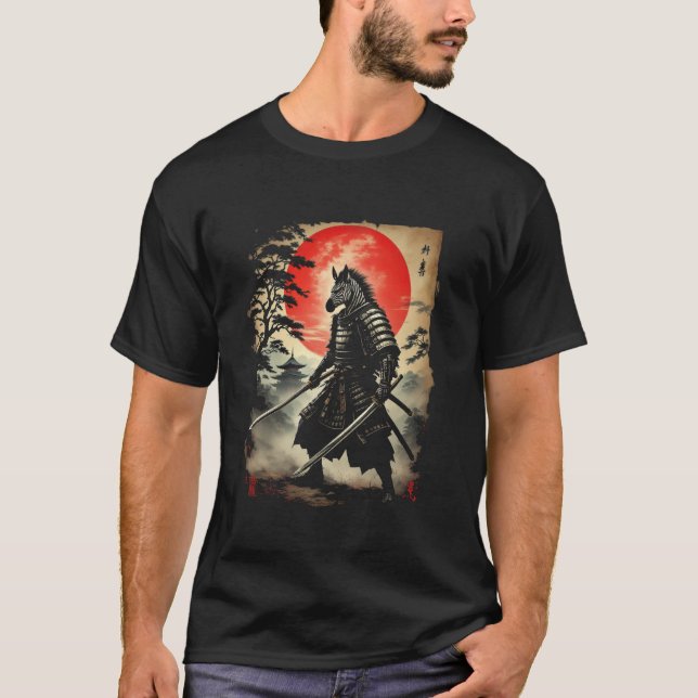 T-shirt Art dramatique, Samouraï (Devant)