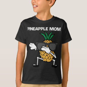 T-shirt Art Drôle Ananas Pour Maman Mère Fruit Été Lo