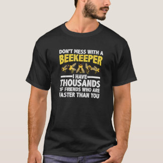 T-shirt Art drôle d'apiculteur pour hommes femmes Apicultu