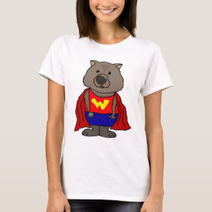 T-shirt Art drôle de bande dessinée de super héros de