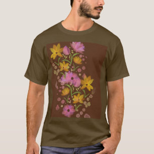 T-SHIRT ART DU BOUQUET DE FLEURS