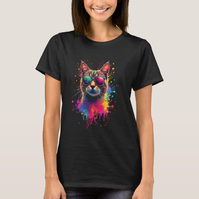 T-shirt Art du chat (Devant)
