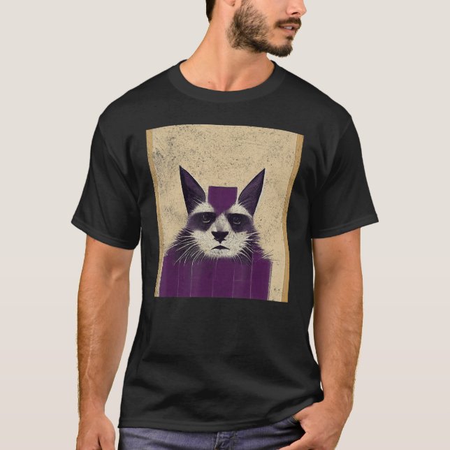 T-shirt Art du chat (Devant)
