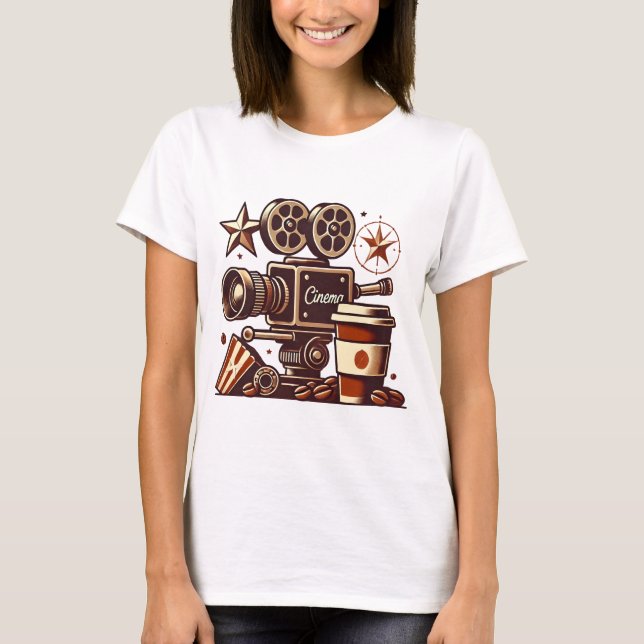 T-shirt Art du cinéma (Devant)