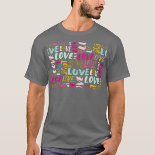 T-shirt art du design amour mignon