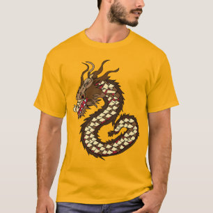 T-shirt Art du dragon chinois