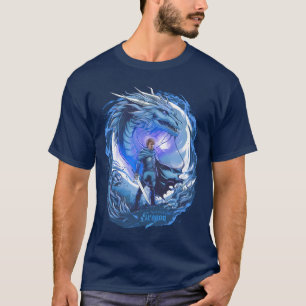 T-shirt Art du eragon bleu