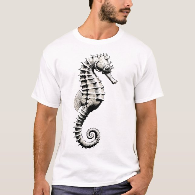 T-shirt Art du hippocampe (Devant)