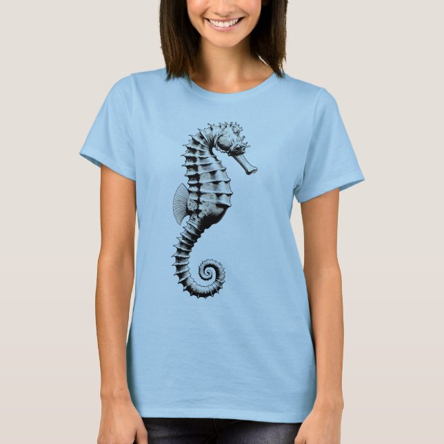 T-shirt Art du hippocampe (Devant)