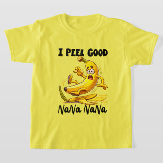 T-shirt Art du mot à la banane drôle