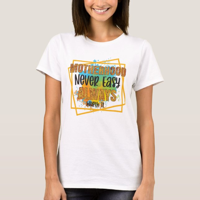 T-shirt Art du mot de la Mère Mère (Devant)