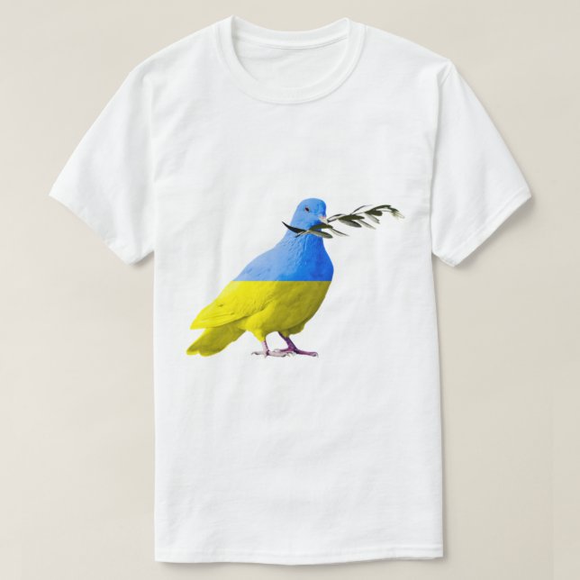 T-shirt Art du tournesol ukrainien (Design devant)