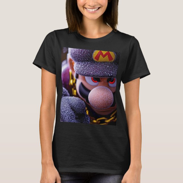 T-Shirt Art du Visage de Guerrier | Graphique de G (Devant)