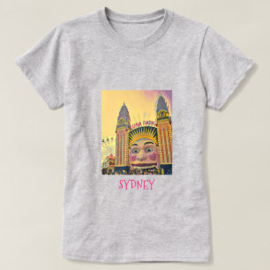 T-shirt Art du voyage amusant de Sydney Luna Park