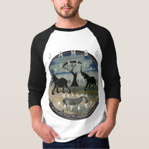 T-shirt Art Eléphant Africain