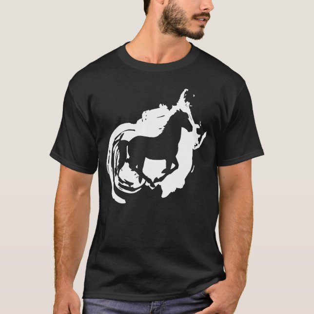T-shirt Art équestre de l'équitation (Devant)
