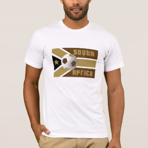 T-shirt Art ethnique de l'Afrique du Sud de drapeau
