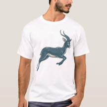Art faunique de la gazelle bleue, design élégant d
