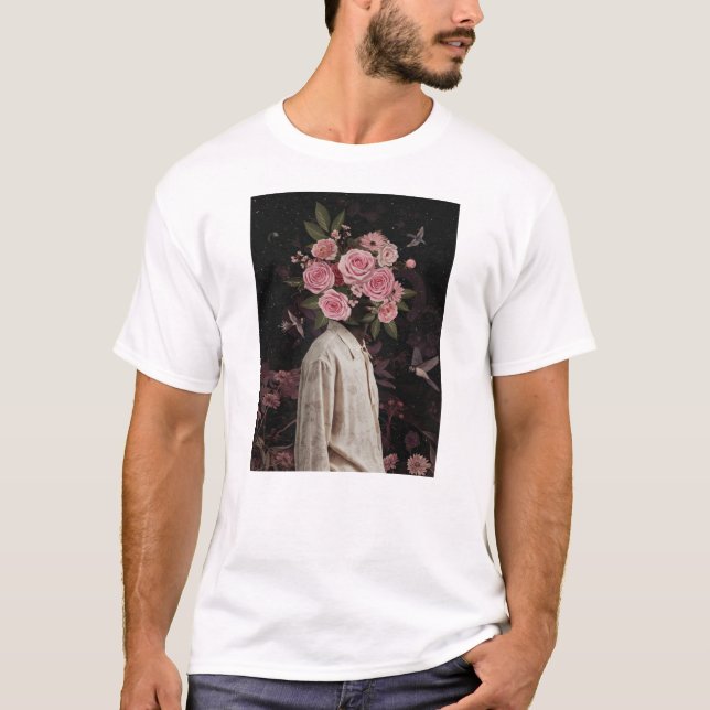T-shirt Art floral Frank Moth (Devant)