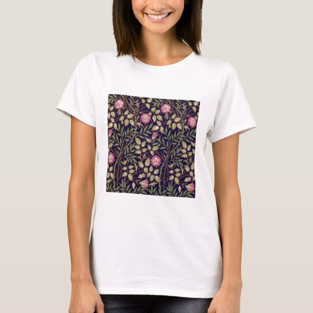 T-shirt Art floral Nouveau de Briar doux de William Morris (Devant)